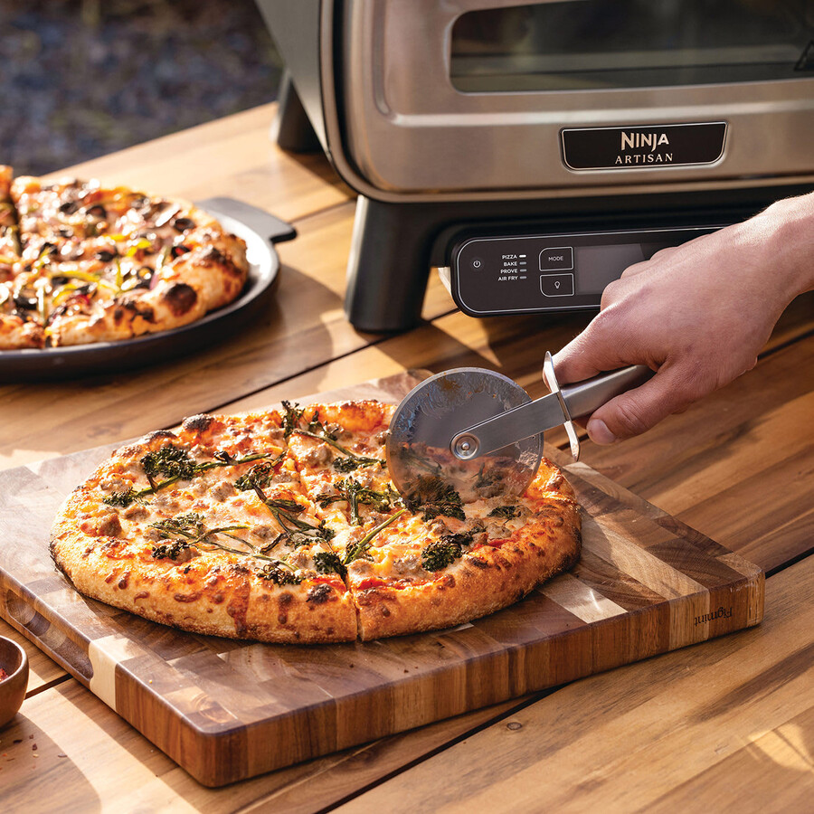 ninja artisan electric outdoor pizza oven air fryer mo201uk